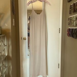 Nude bridesmaids dress
